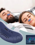 Compact CPAP Device for Sleep Apnea Relief – No Mask, Quiet Operation, Lightweight, USB Rechargeable 0
