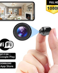Compact Full HD Wireless Security Camera with Night Vision and 72-Hour Battery Life for Home Security Monitoring 1