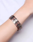 CopperWave | Elegant Magnetic Copper Wellness Bracelet for Energy Balance 3