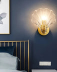 CoralGlow – Shell-Shaped Glass Wall Lamp 2