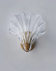 CoralGlow – Shell-Shaped Glass Wall Lamp 5