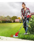Cordless Grass Trimmer and Brush Cutter, 3-in-1 Garden Strimmer with Interchangeable Heads for Easy Outdoor Care 1