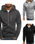 CoreFlex | Stylish Comfortable Slim Fit Men's Hoodie with Zipper 1