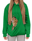 CozyCarry Hoodie | Pet Carrier Hoodie with Pouch – Soft, Comfortable Sweatshirt for Small Pets 7