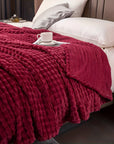 CozyCoral | Ultra-Soft Elegant Plaid Blanket for Ultimate Comfort 0