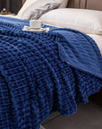 CozyCoral | Ultra-Soft Elegant Plaid Blanket for Ultimate Comfort 12