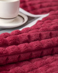 CozyCoral | Ultra-Soft Elegant Plaid Blanket for Ultimate Comfort 1