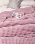 CozyCoral | Ultra-Soft Elegant Plaid Blanket for Ultimate Comfort 2