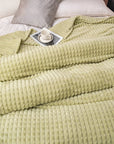 CozyCoral | Ultra-Soft Elegant Plaid Blanket for Ultimate Comfort 3