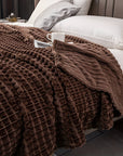 CozyCoral | Ultra-Soft Elegant Plaid Blanket for Ultimate Comfort 6