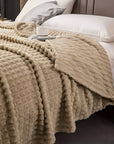 CozyCoral | Ultra-Soft Elegant Plaid Blanket for Ultimate Comfort 7
