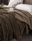 CozyCoral | Ultra-Soft Elegant Plaid Blanket for Ultimate Comfort 9