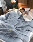 CozySherpa | Weighted Sherpa Fleece Duvet Cover for Relaxed Sleep Comfort 0