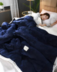 CozySherpa | Weighted Sherpa Fleece Duvet Cover for Relaxed Sleep Comfort 3