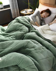 CozySherpa | Weighted Sherpa Fleece Duvet Cover for Relaxed Sleep Comfort 4