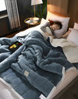 CozySherpa | Weighted Sherpa Fleece Duvet Cover for Relaxed Sleep Comfort 7