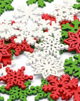 CraftyWinter | White Wooden Snowflakes 3