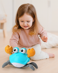 CrustaceanJoy | Engaging Interactive Crawling Crab Baby Toy with Music Lights 0