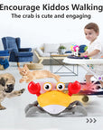 CrustaceanJoy | Engaging Interactive Crawling Crab Baby Toy with Music Lights 6