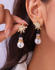 CrystalChill | Shiny Snowflake Earrings 5