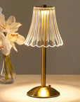 CrystalLuxe - Vintage Table Lamp with Elegant Shine 5