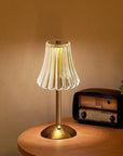 CrystalLuxe - Vintage Table Lamp with Elegant Shine 6