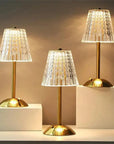 CrystalLuxe - Vintage Table Lamp with Elegant Shine 7