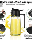 CulinaryMist | Efficient Versatile Olive Oil Sprayer Bottle for Cooking 3