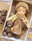 Cute Soft Plush Toys Waldorf Handmade Cute Cotton Stuffed Plush Doll Packaging Dolls Fabricchanging Box Best Children Birthda 10