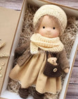 Cute Soft Plush Toys Waldorf Handmade Cute Cotton Stuffed Plush Doll Packaging Dolls Fabricchanging Box Best Children Birthda 12