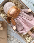 Cute Soft Plush Toys Waldorf Handmade Cute Cotton Stuffed Plush Doll Packaging Dolls Fabricchanging Box Best Children Birthda 28