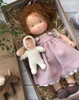 Cute Soft Plush Toys Waldorf Handmade Cute Cotton Stuffed Plush Doll Packaging Dolls Fabricchanging Box Best Children Birthda 7