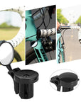 CycloVision | Compact Adjustable Bicycle Rearview Mirror for Safety 1
