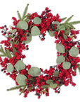 CypressBerry | Charming Festive Red Berries Christmas Wreath 8