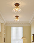 DahliaBloom | Flower Glass Ceiling Lamp for Perfect Interior 1