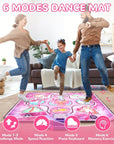 DanceJoy | Interactive Fun Pink Dance Mat for Girls with Scoring Function 4
