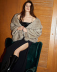 Dayana | Oversized Collared Faux Fur Coat 0