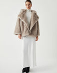 Dayana | Oversized Collared Faux Fur Coat 6