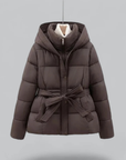 Delilah | Warm Belted Hooded Puffer Jacket for Women’s Winter Style 1