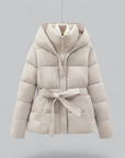Delilah | Warm Belted Hooded Puffer Jacket for Women’s Winter Style 2