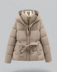 Delilah | Warm Belted Hooded Puffer Jacket for Women’s Winter Style 3