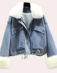 Delilah | Women's Modern Denim Down Winter Jacket 2