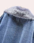 Delilah | Women's Modern Denim Down Winter Jacket 3