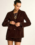 Destiny | Velvet Shawl Collar Blazer 3