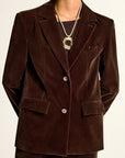 Destiny | Velvet Shawl Collar Blazer 4