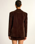 Destiny | Velvet Shawl Collar Blazer 5