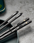DineLux | Elegant Sophisticated Alloy Chopstick Set 8