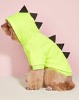 Dog Halloween Costume Fleece Dinosaur Hoodie | Pet Outfit Warm 12