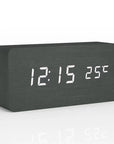 EcoWood | Modern Elegant Digital Wooden Alarm Clock with LED Display 0