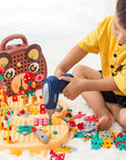 Electric Drill Construction Playset for Kids – Complete Tool Toy Set with Carrying Case 1